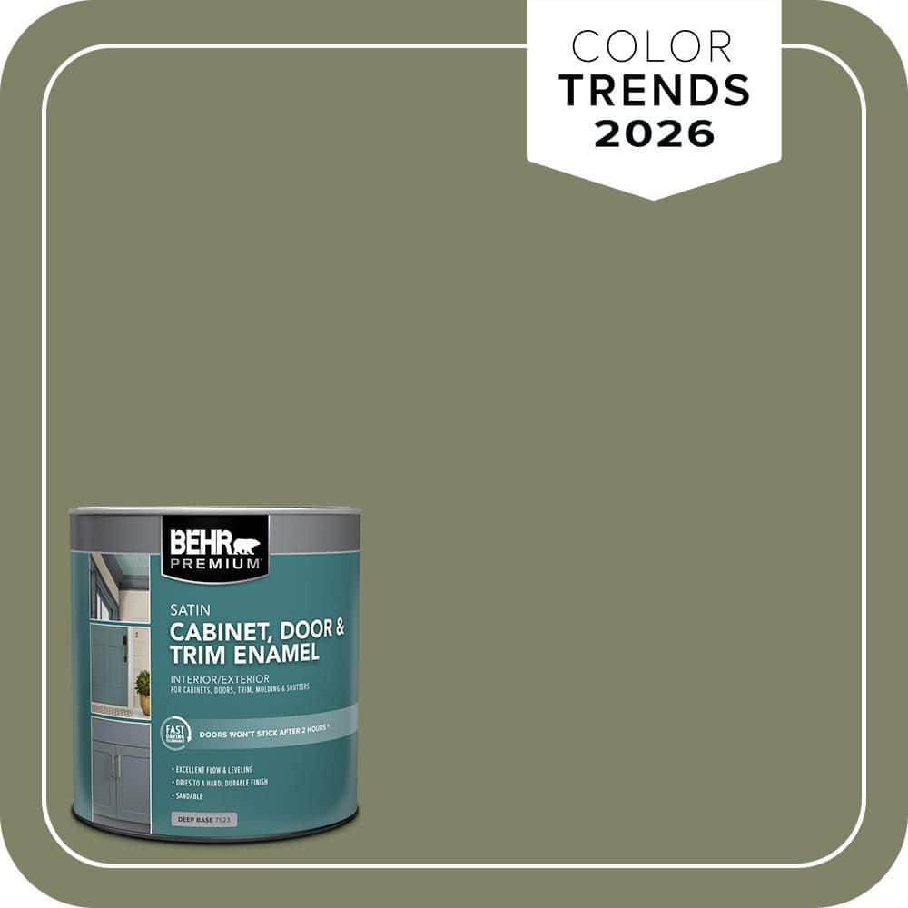 BEHR PREMIUM 1 qt. #S380-6 Ecological Satin Enamel Interior/Exterior Cabinet, Door & Trim Paint (1)