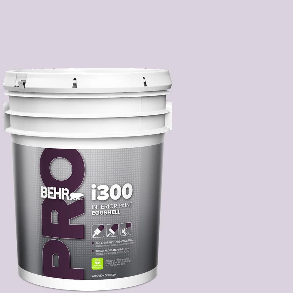 BEHR PRO 5 gal. #S100-1 Spring Bouquet Eggshell Interior Paint