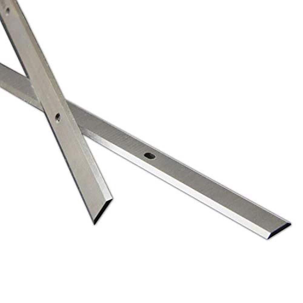 LAIFUCAM 13 in. High-Speed Steel Planer Blades Knives with Machined Locator Holes for Delta 22-580 22-555 22-549 (Set of 2) (2)