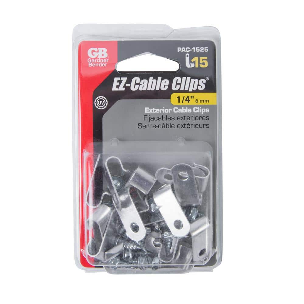 Gardner Bender 1/4 in. Aluminum EZ Clips (15-Pack) (4)