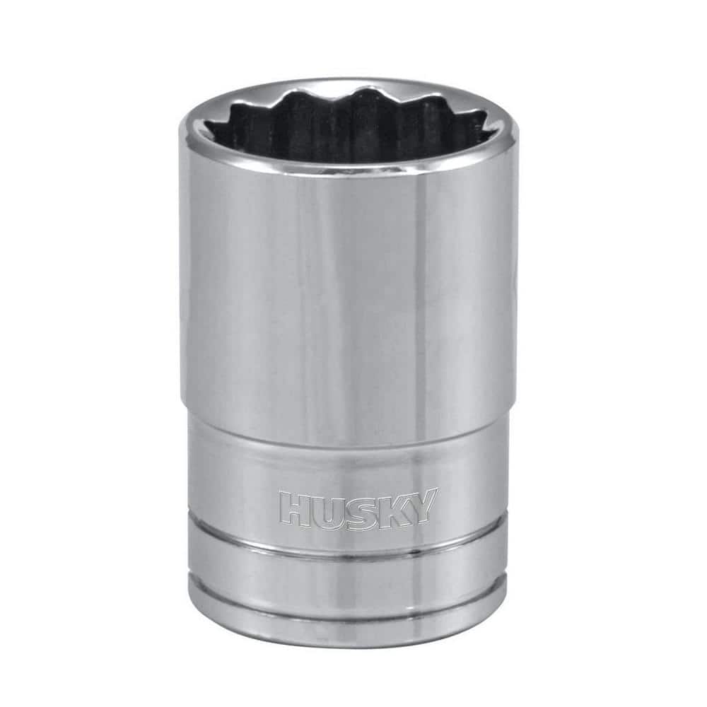 Husky 1/2 in. Drive 11/16 in. 12-Point SAE Standard Socket
