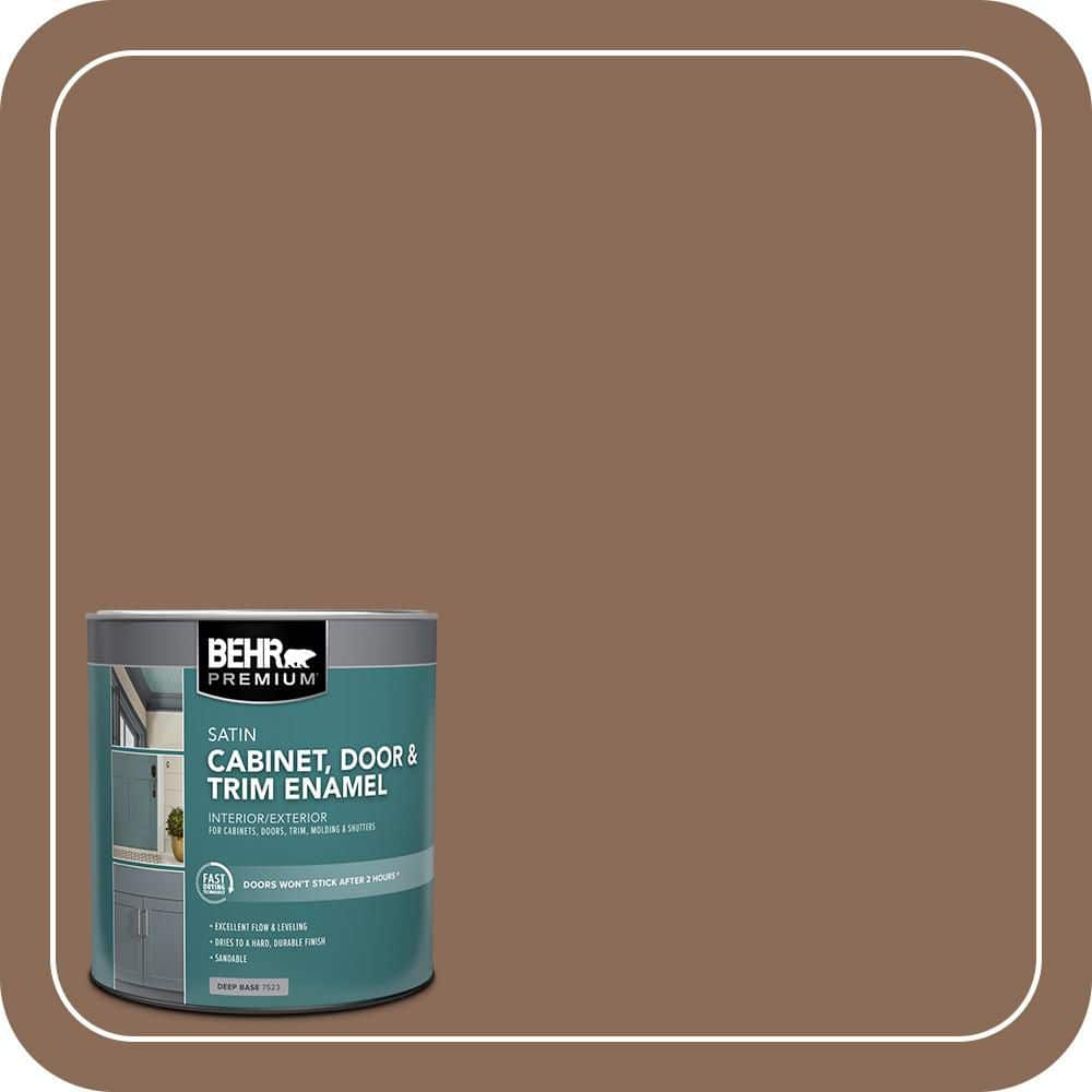 BEHR PREMIUM 1 qt. #MQ2-43 Antiquities Satin Enamel Interior/Exterior Cabinet, Door & Trim Paint (1)