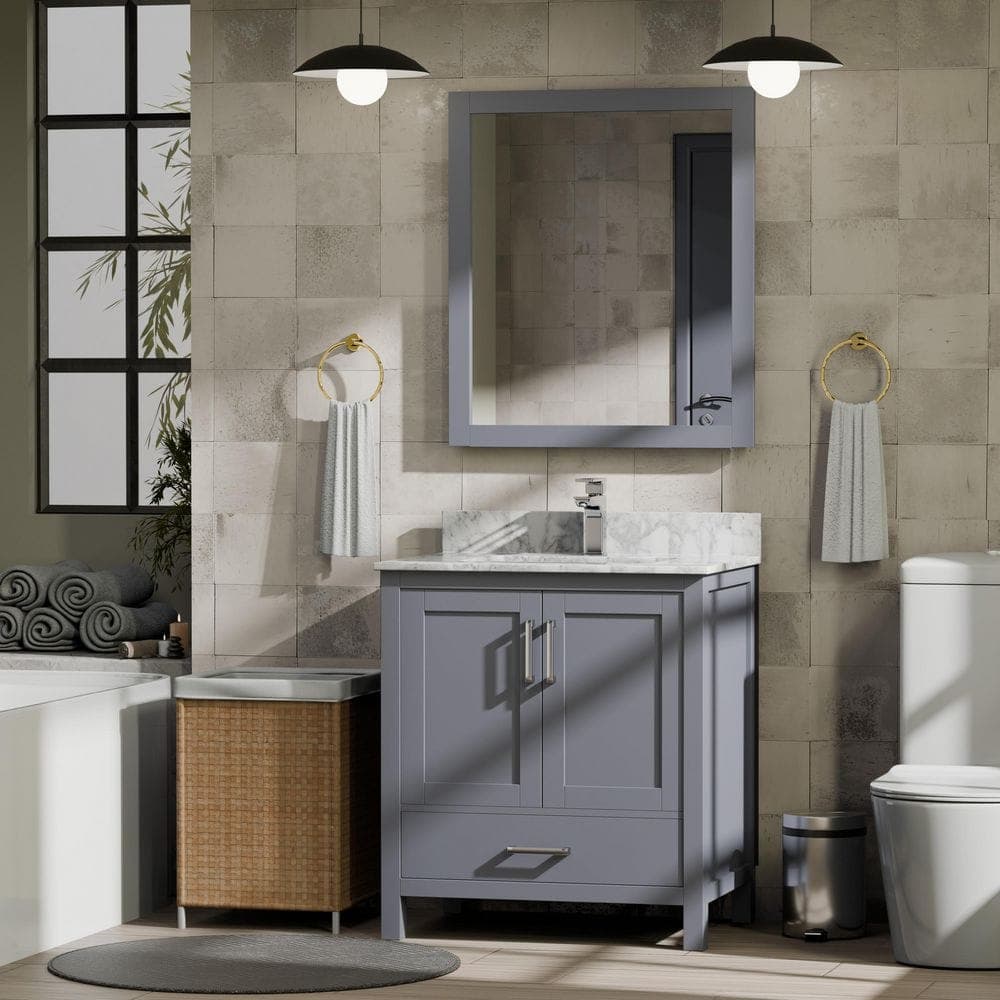 Lexora Jacques W 22 in. D Double Bath Vanity without Top