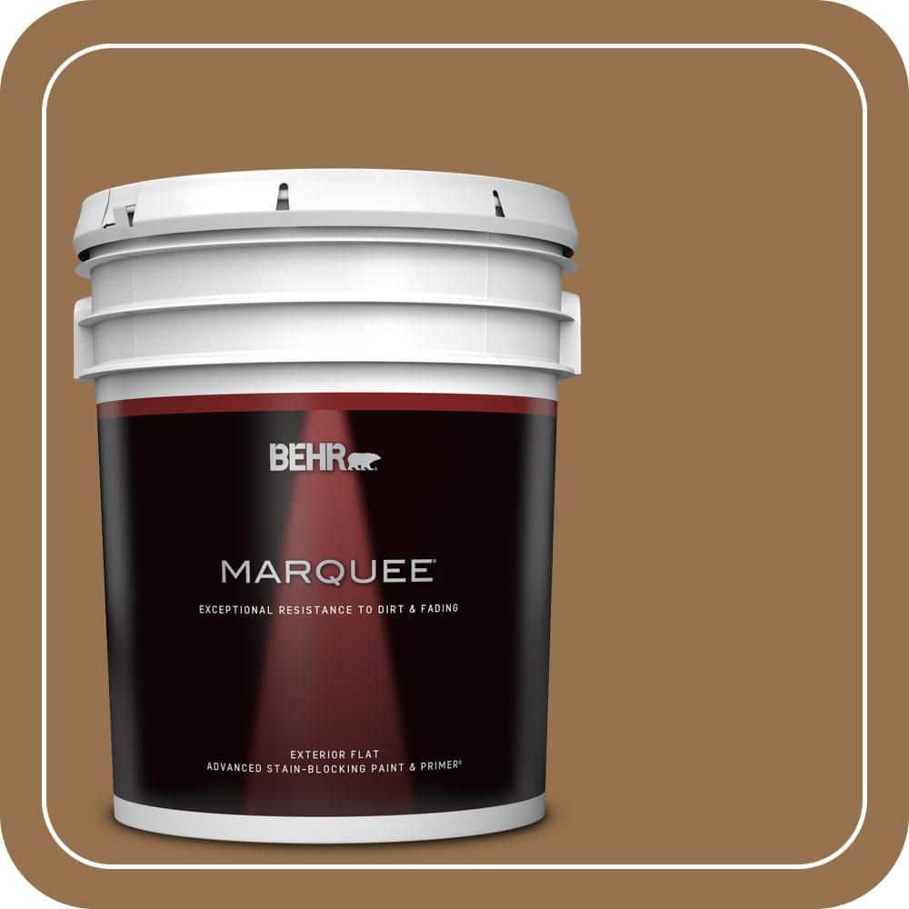 BEHR MARQUEE 5 gal. #S280-7 Roasted Squash Flat Exterior Paint & Primer