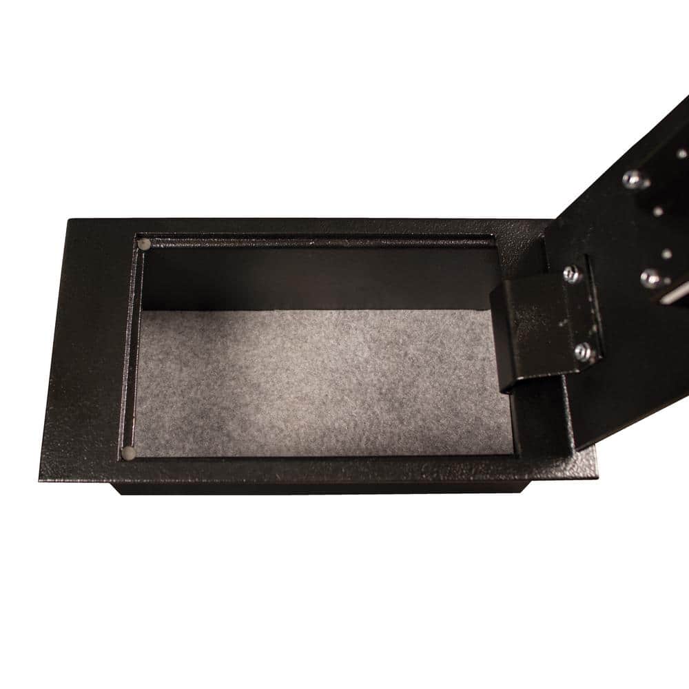 Tracker Safe 0.23 cu. ft. Steel Floor Safe with Key Lock, Black (3)