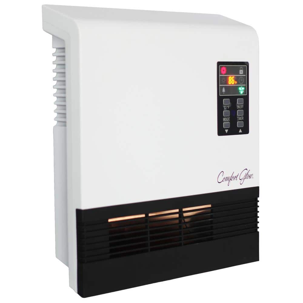 Comfort Glow 1500-Watt Infrared Quartz Wall Mount Electric Space Heater with Remote Control (3)