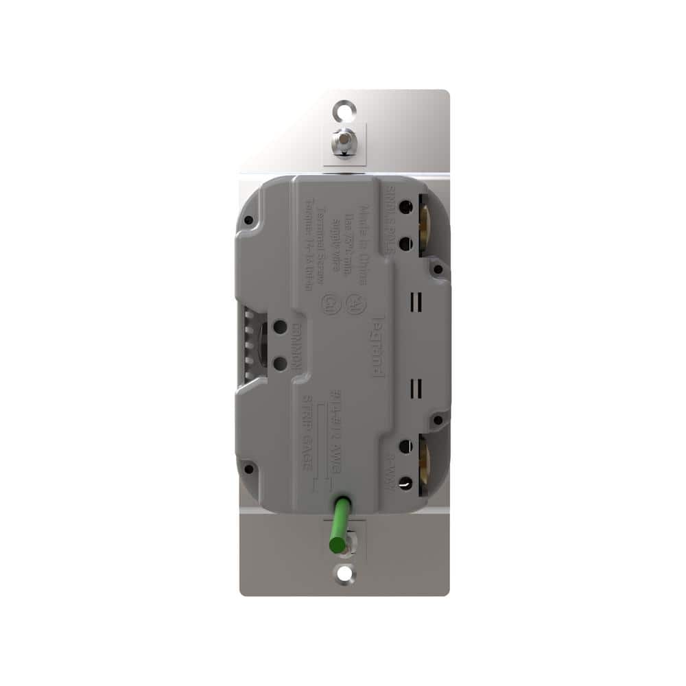 Legrand 150W Rocker Dimmer and Wall Plate for LED/CFL/Halogen/Incandescent Bulbs, 3-Way/1-Pole (4)