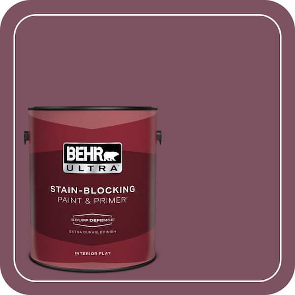 BEHR PREMIUM PLUS #PPU1-19 Classic Berry Enamel Low Odor & Primer (3)