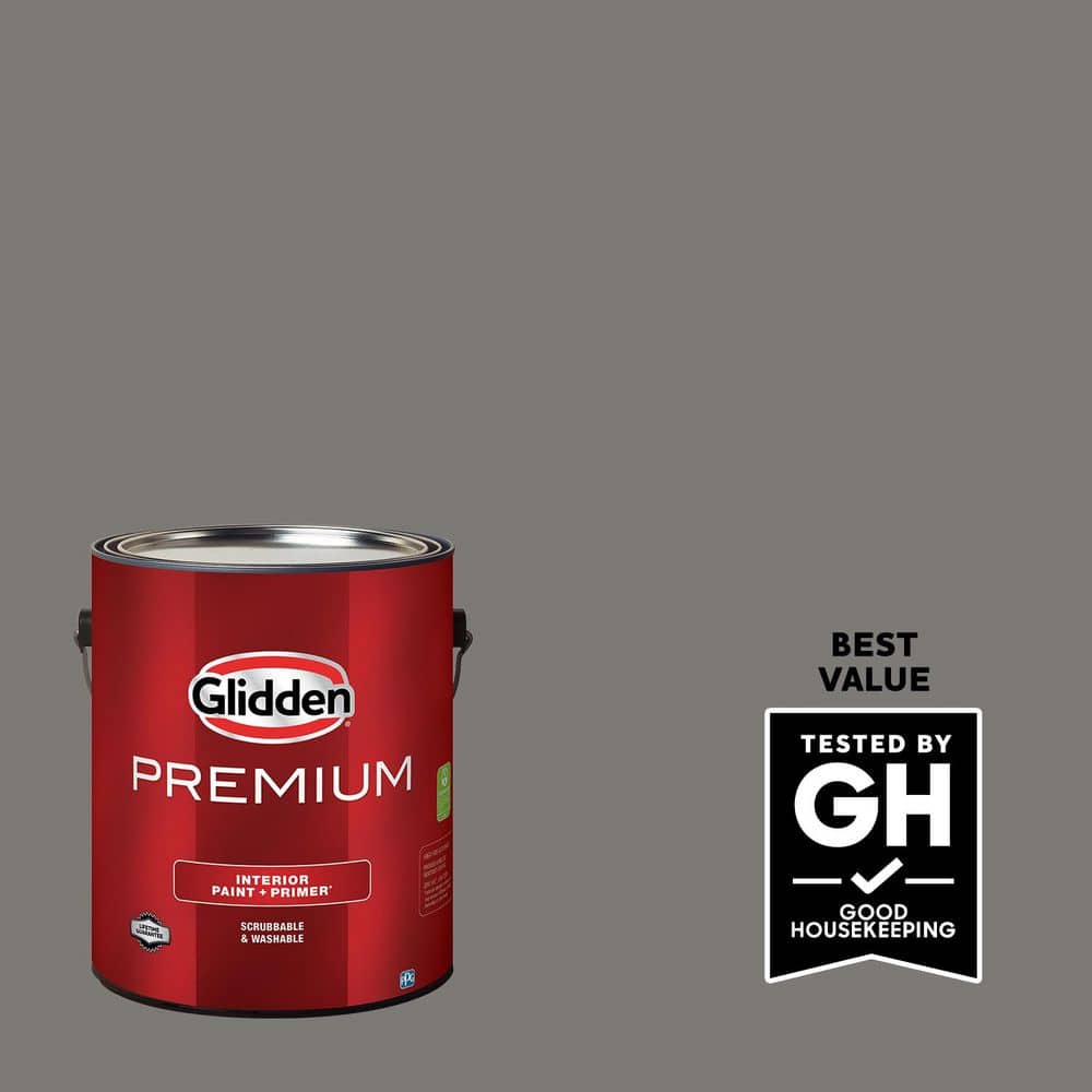 Glidden Premium 1 gal. PPG0998-6 On The Edge Flat Interior Latex Paint
