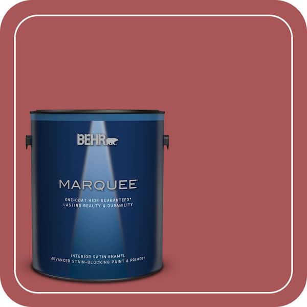 BEHR PREMIUM PLUS #M150-6 Lingonberry Punch Enamel Interior/Exterior Paint & Primer Color Sample (4)