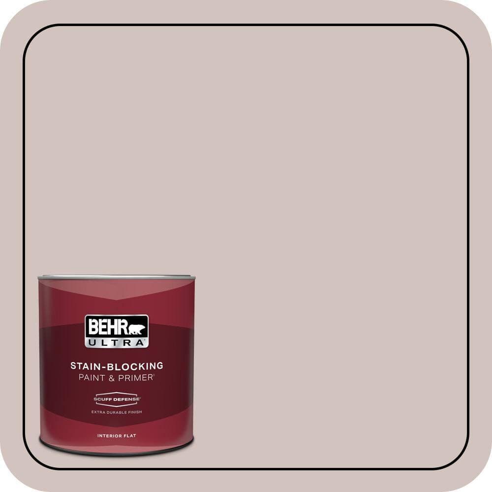 BEHR ULTRA 1 qt. #MQ3-01 Josephine Extra Durable Flat Interior Paint & Primer