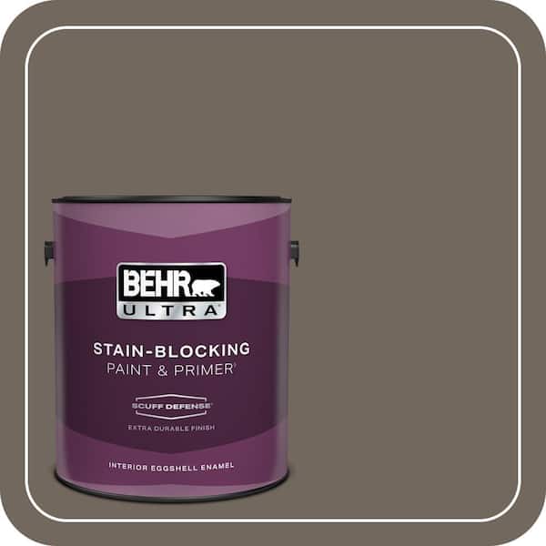BEHR ULTRA 1 gal. #T16-20 Opus Extra Durable Eggshell Enamel Interior Paint & Primer (2)