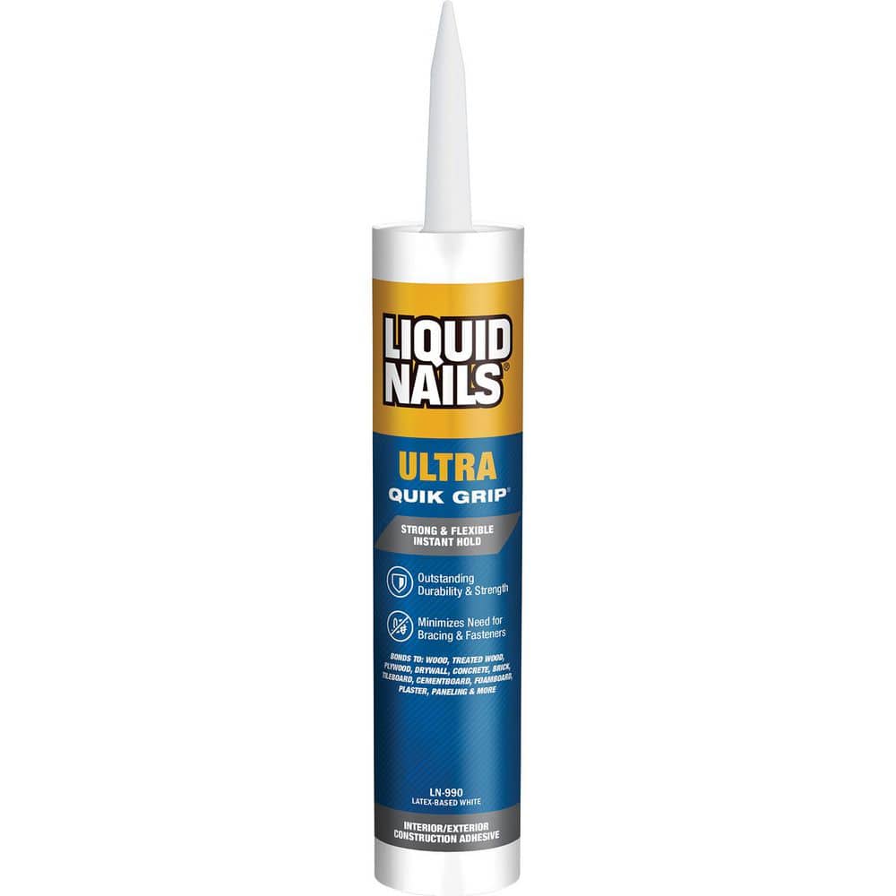 Liquid Nails Ultra Quik Grip 10 oz. White Interior and Exterior Construction Adhesive