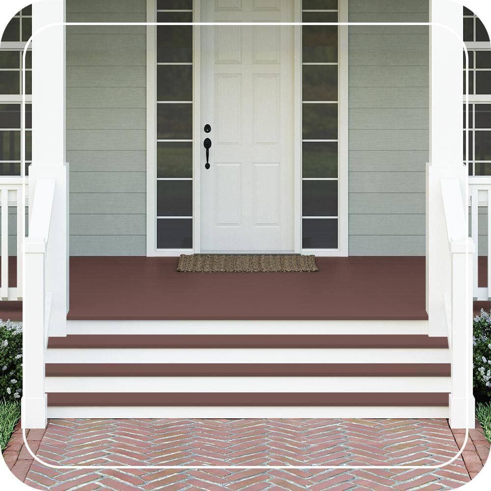 BEHR PREMIUM #700B-6 Textured Low-Lustre Enamel Interior/Exterior Porch and Patio Anti-Slip Floor Paint (2)