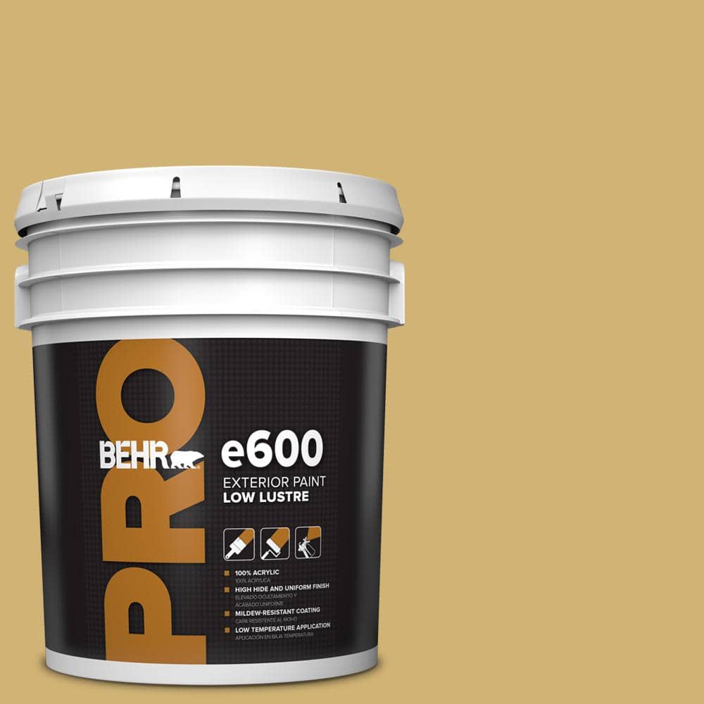 BEHR PRO 5 gal. #M320-5 Dried Chamomile Low Luster Exterior Paint
