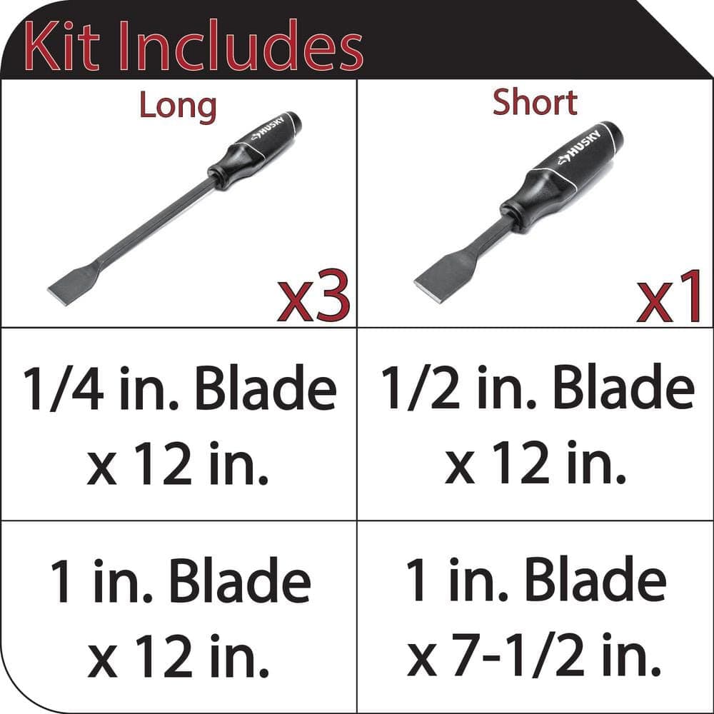 Husky Scraper Set (4-Piece) (2)