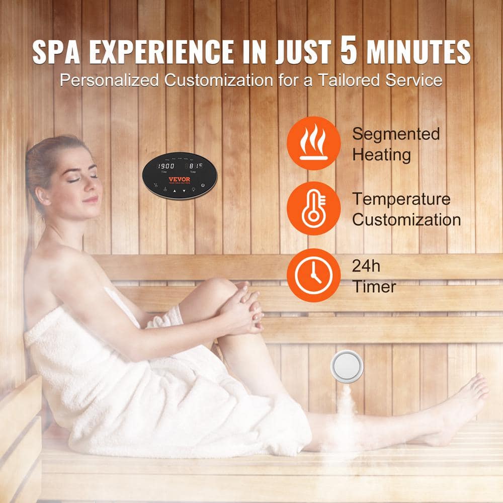 VEVOR Steam Shower Generator 15000-Watt Segmented Heating and Temperature Customization Home Steam Generator (3)
