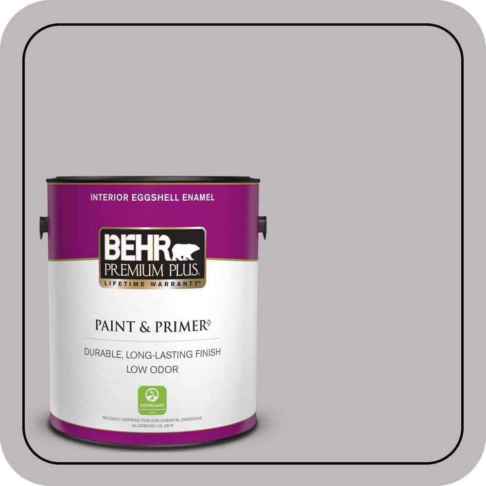BEHR PREMIUM PLUS 1 gal. #PPU16-10 French Lilac Eggshell Enamel Low Odor Interior Paint & Primer