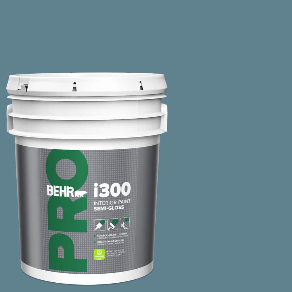 BEHR PRO 5 gal. #S470-5 Blueprint Semi-Gloss Interior Paint