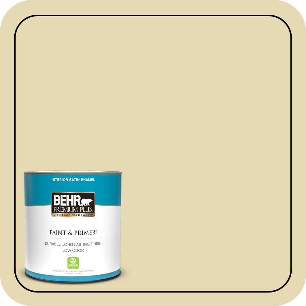 BEHR PREMIUM PLUS #MQ3-42 Honey Mist Enamel & Primer Color Sample (1)