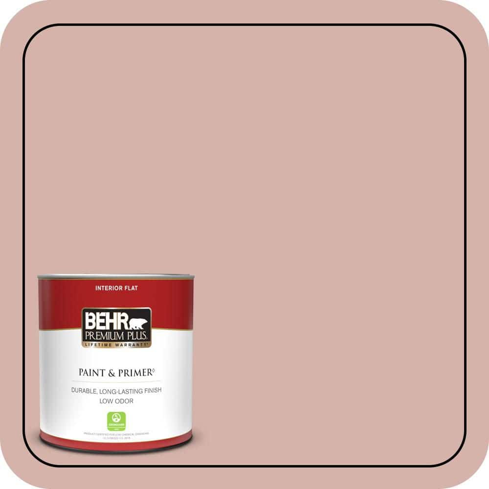 BEHR PREMIUM PLUS #S170-3 Castilian Pink Flat Low Odor & Primer (1)