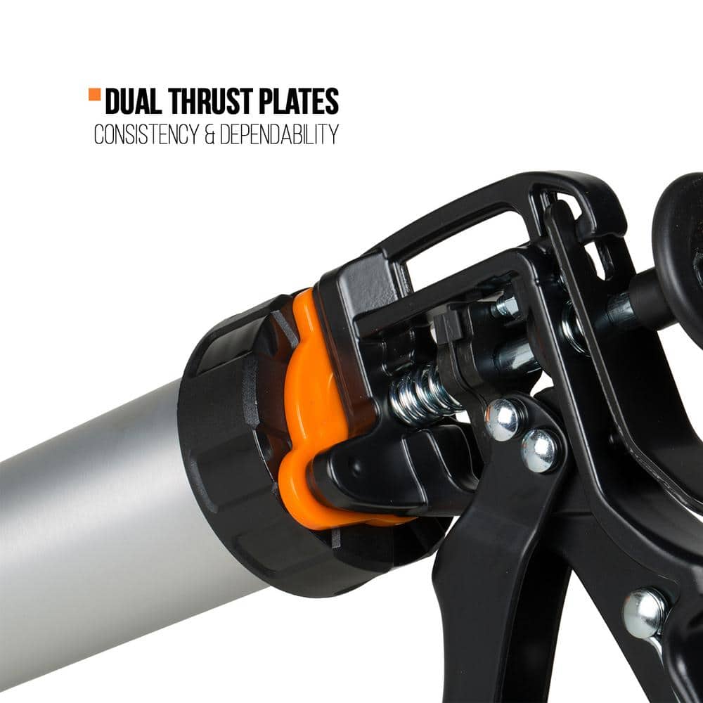 JES 20 oz. 26:1 High-Thrust Sausage and Bulk Caulk Gun (3)