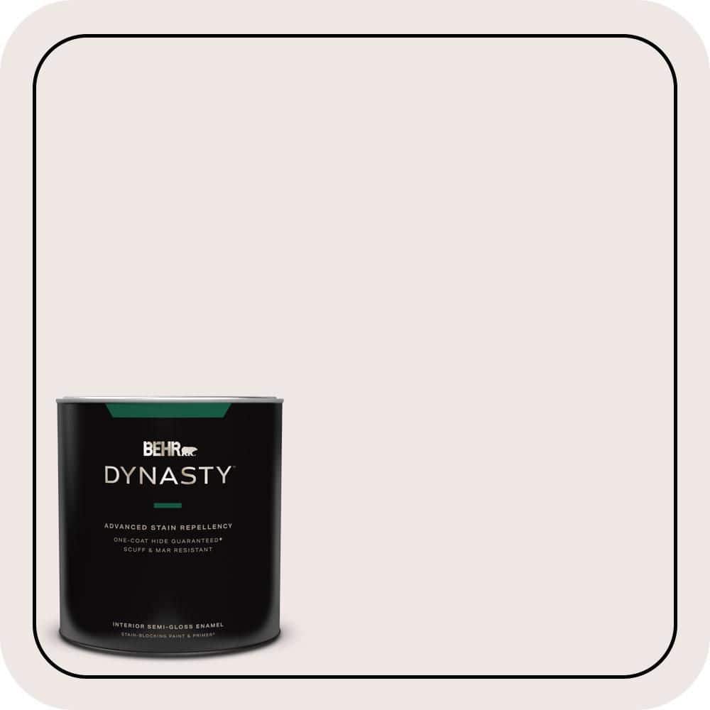 BEHR DYNASTY 1 qt. #690E-1 Shell Brook Semi-Gloss Enamel Interior Stain-Blocking Paint & Primer