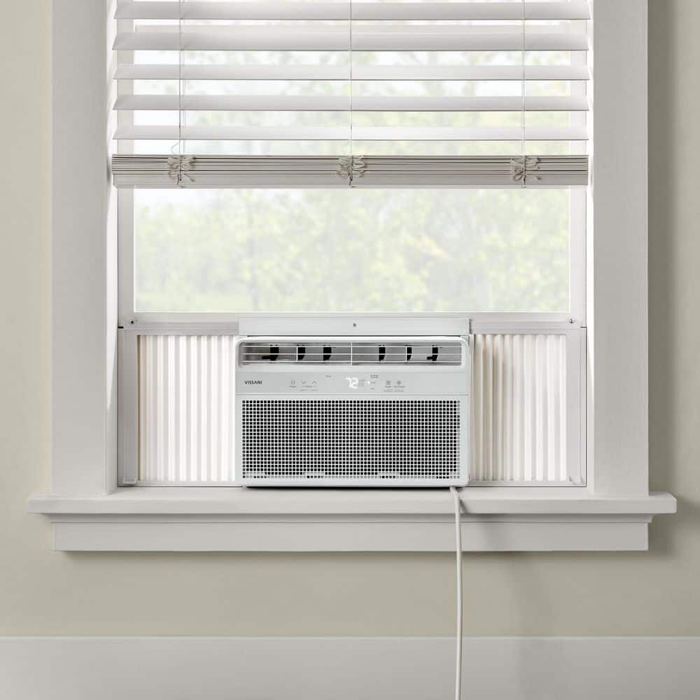 Vissani 6,000 BTU 115-Volt Window Air Conditioner for 250 sq. ft. Rooms with Remote in White (4)