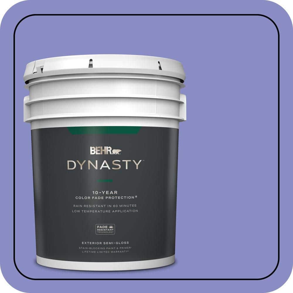 BEHR DYNASTY 5 gal. #P550-5 Carriage Ride Semi-Gloss Enamel Exterior Stain-Blocking Paint & Primer