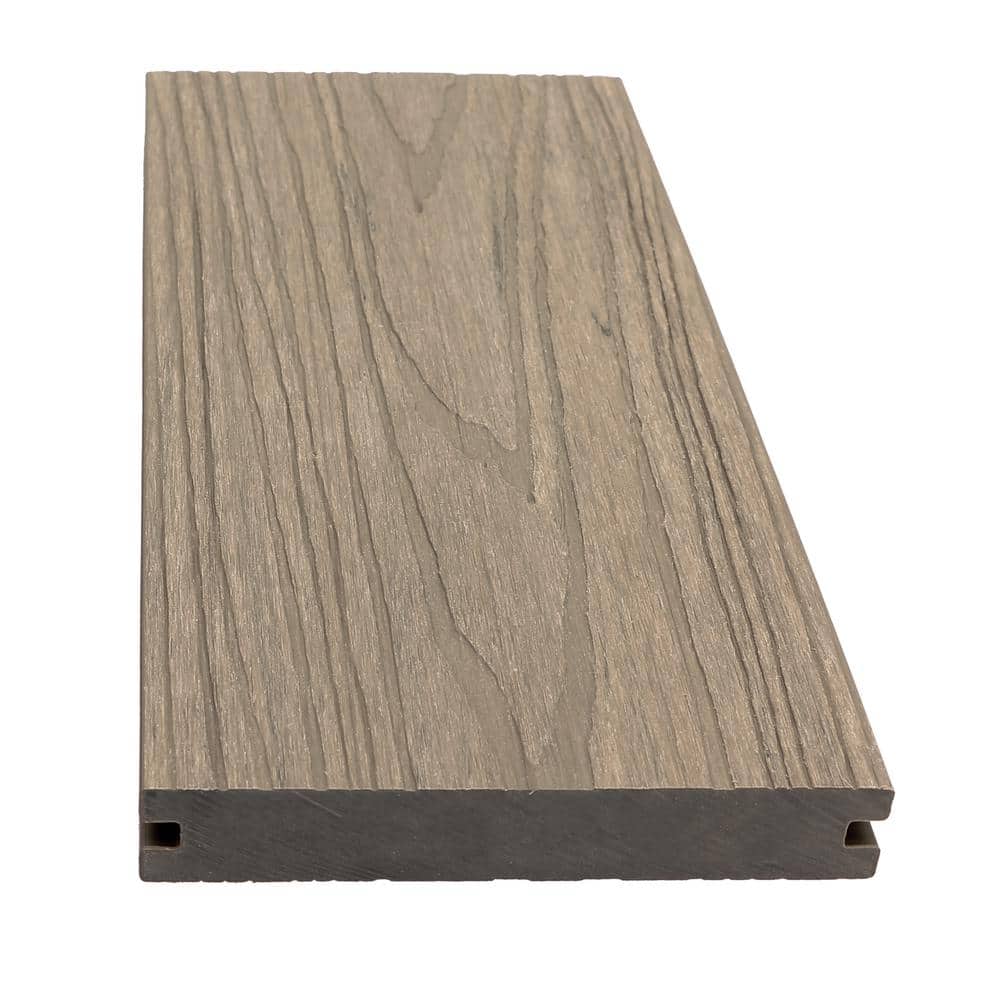 CREATIVE SURFACES 1 in. x 5.43 in. x 12 ft. Desert Stone Composite Decking Boards (128 Planks)