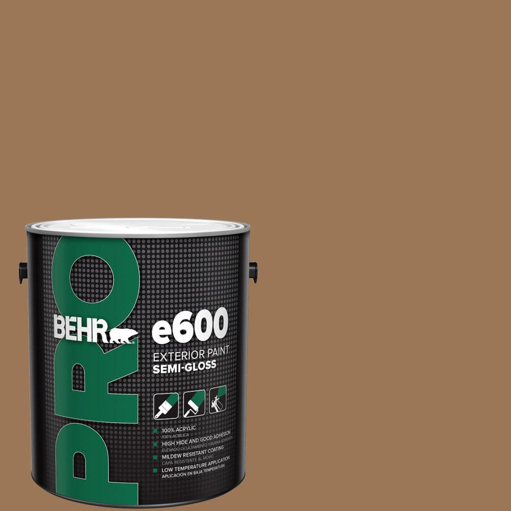BEHR PRO 1 gal. #PPU4-02 Coco Rum Semi-Gloss Exterior Paint