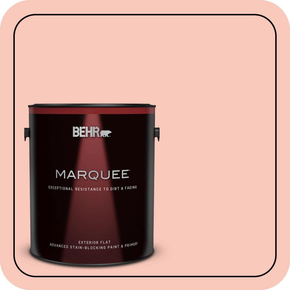 BEHR MARQUEE 1 gal. #P180-2 Sherbet Fruit Flat Exterior Paint & Primer (1)