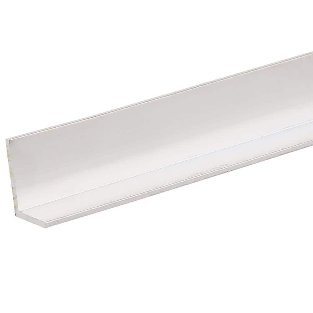 Everbilt 1/2 in. x 3/4 in x 4 ft. - 1/16 in. Thick Offset Aluminum Angle (4)