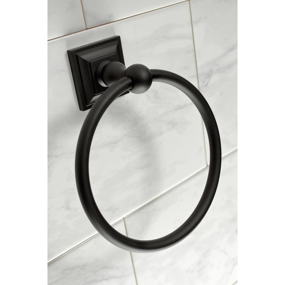 Kingston Brass Serano 5-Piece Bathroom Accessory Set in Black (3)