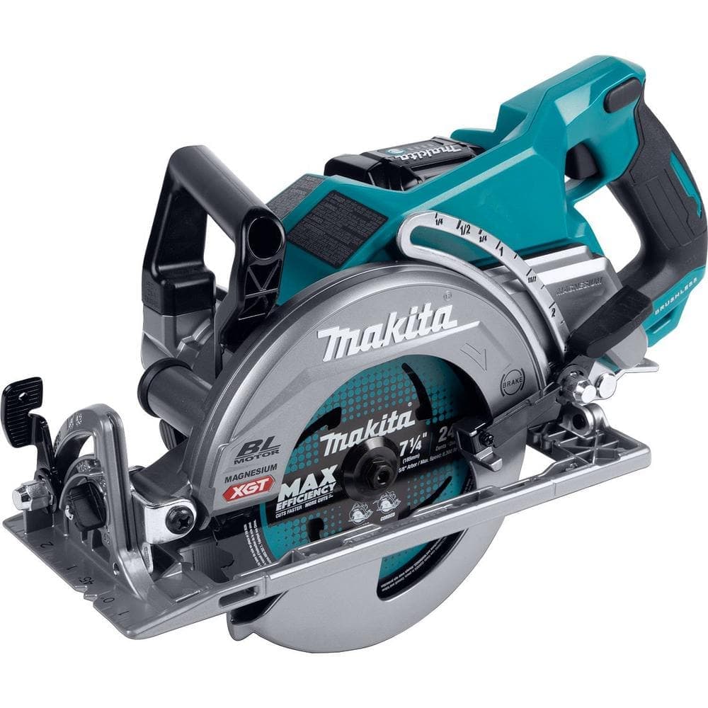 Makita 40V Max XGT Brushless Cordless Rear Handle 7-1/4 in. Circular Saw Kit (4.0 Ah) with 40V Max XGT 4.0Ah Battery (3)