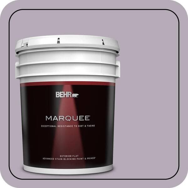 BEHR MARQUEE 5 gal. #MQ5-36 Audition Flat Exterior Paint & Primer (2)