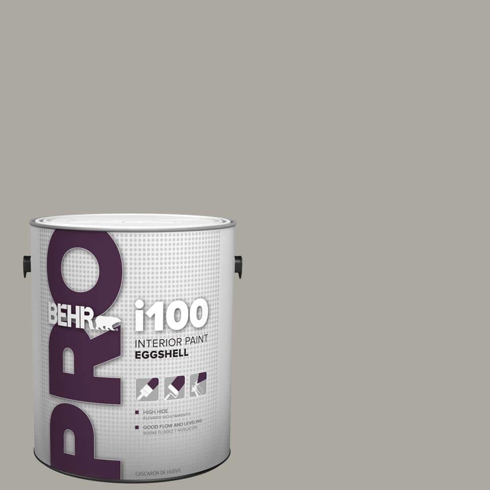 BEHR PRO 1 gal. #N360-3 Still Gray Eggshell Interior Paint
