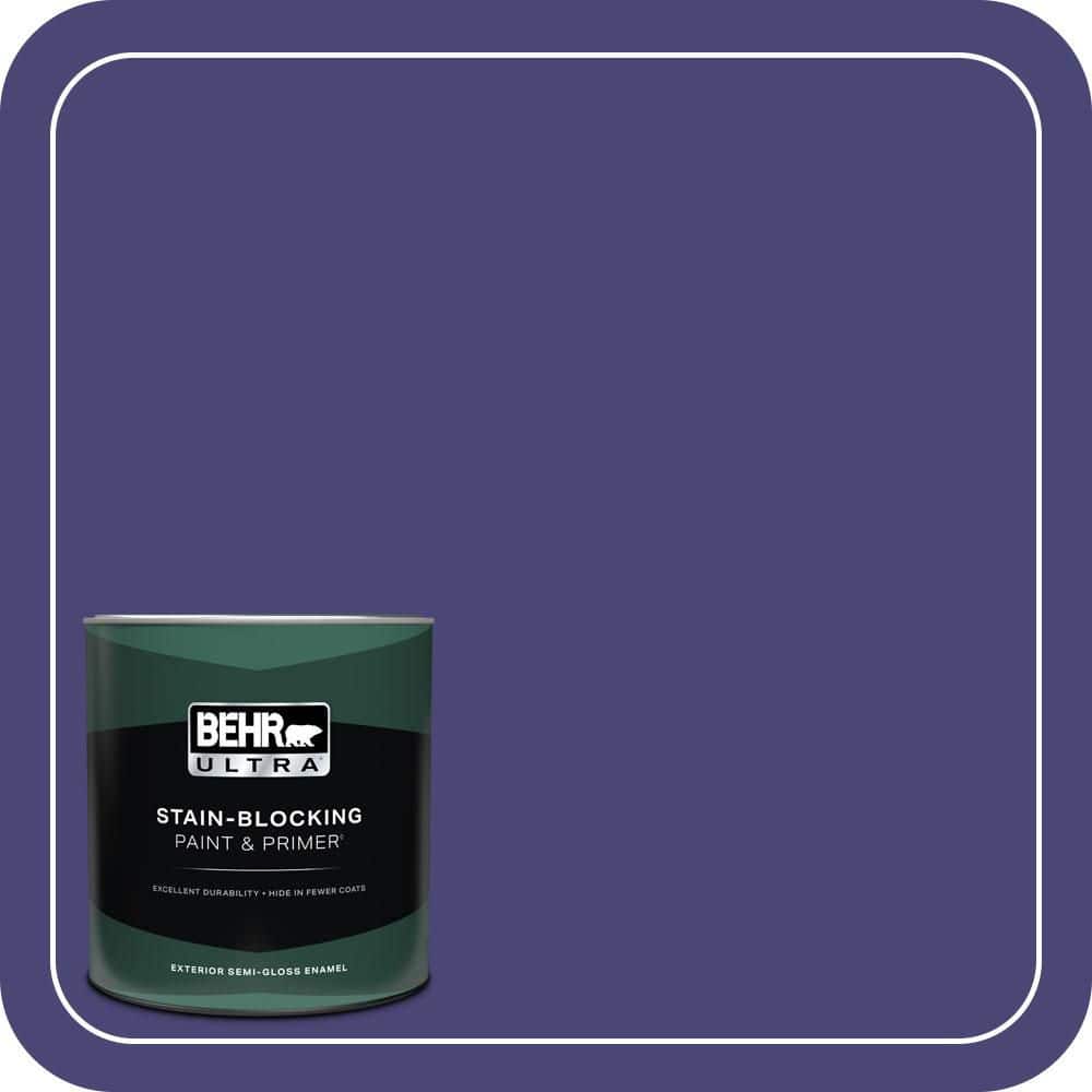 BEHR ULTRA 1 qt. #MQ5-43 Dramatist Semi-Gloss Enamel Exterior Paint & Primer