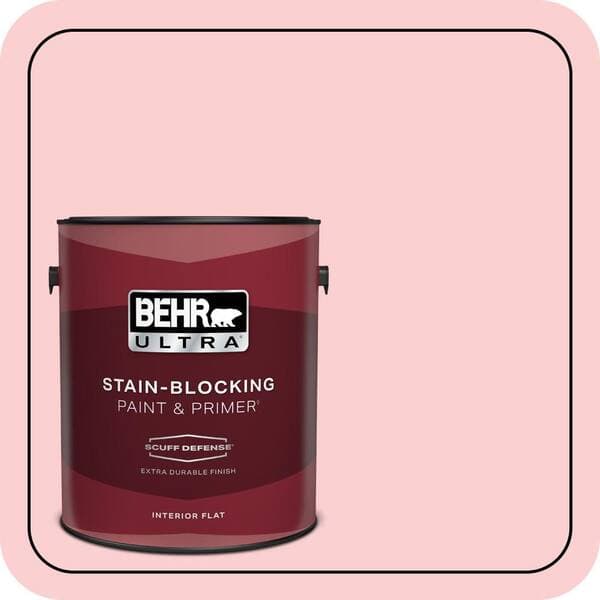 BEHR PREMIUM PLUS #130A-2 Fading Rose Enamel Interior/Exterior Paint & Primer Color Sample (2)