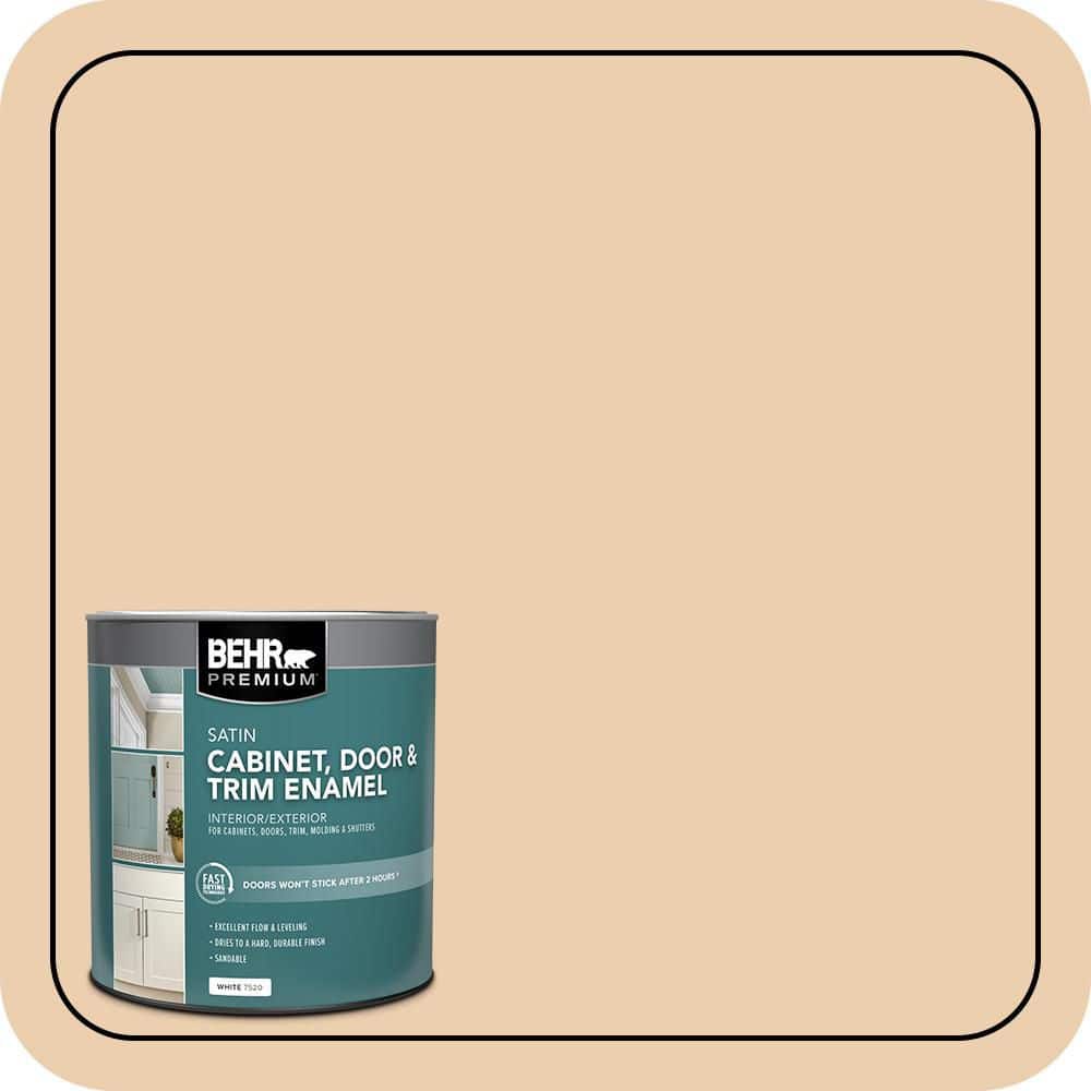 BEHR PREMIUM 1 qt. #S270-2 Chai Satin Enamel Interior/Exterior Cabinet, Door & Trim Paint (1)