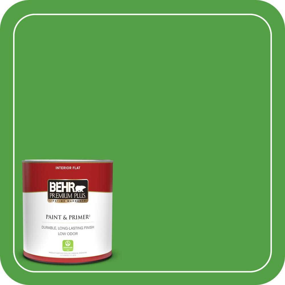 BEHR PREMIUM PLUS #S-G-440 Green Acres Enamel Low Odor & Primer