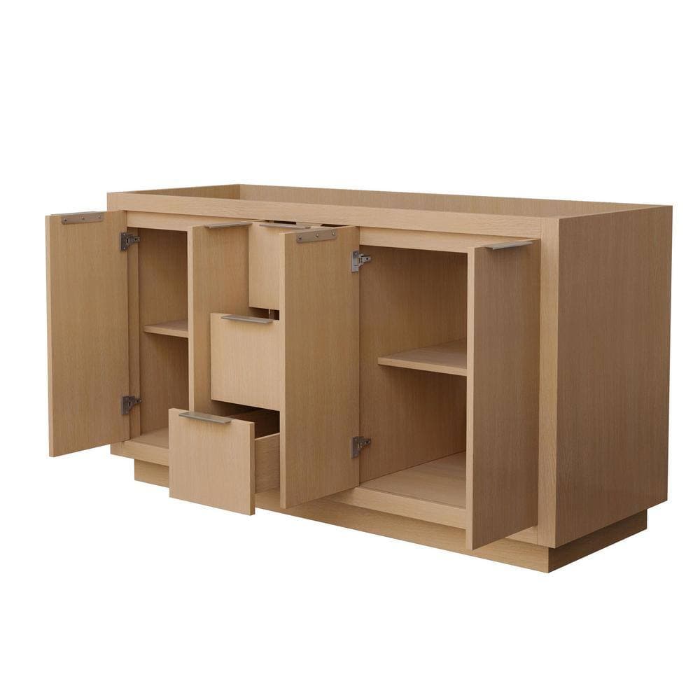 Wyndham Collection Maroni 25 in. W 21.75 in. D Double Bath Vanity Cabinet Only (3)