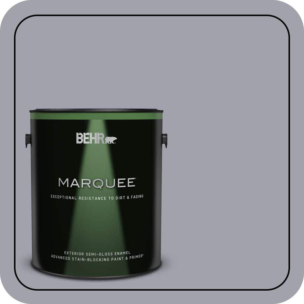 BEHR MARQUEE 1 gal. #MQ5-08 Masterpiece Semi-Gloss Enamel Exterior Paint & Primer