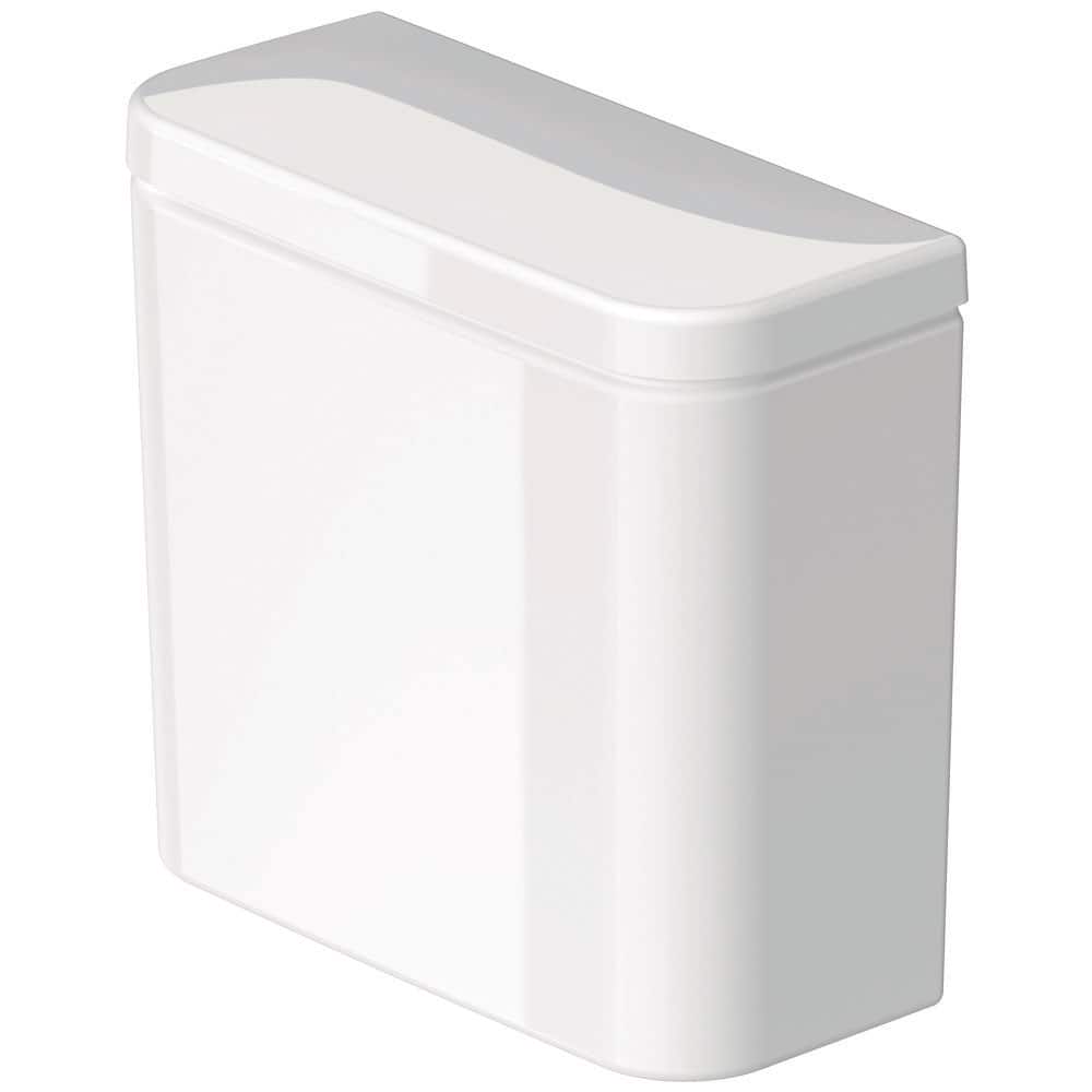 Duravit 1.28 GPF Single Flush Toilet Tank Only in White (1)