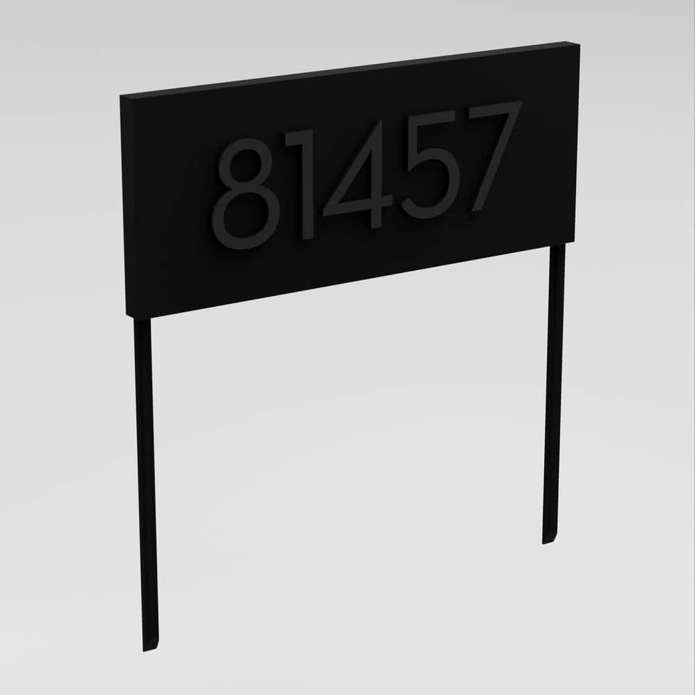 POST & PORCH Hi Neighbor Rectangle Address Yard Sign (3)