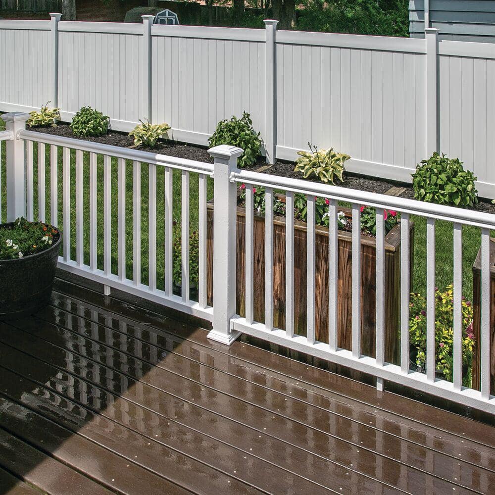 Veranda Traditional/Williamsburg White Line Bracket Kit (4-Piece) (2)