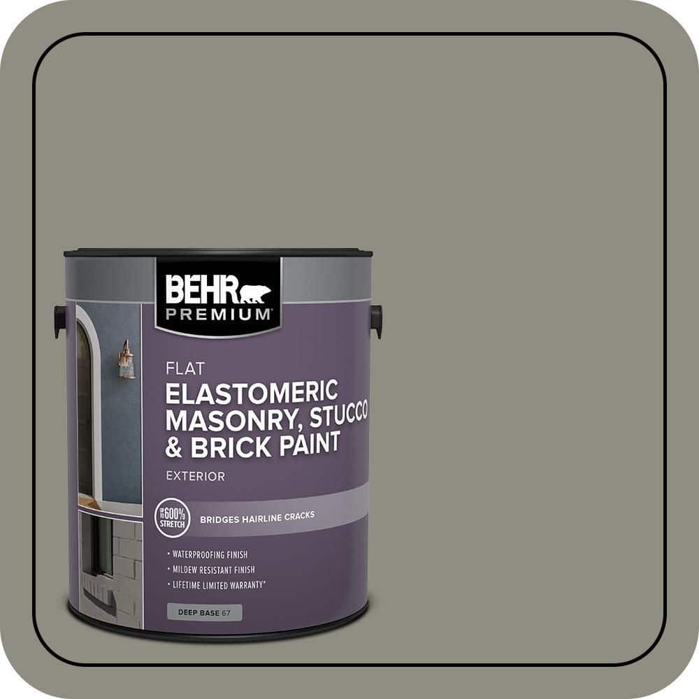 BEHR PREMIUM 1 gal. #N370-5 Incognito Elastomeric Masonry, Stucco and Brick Exterior Paint (1)