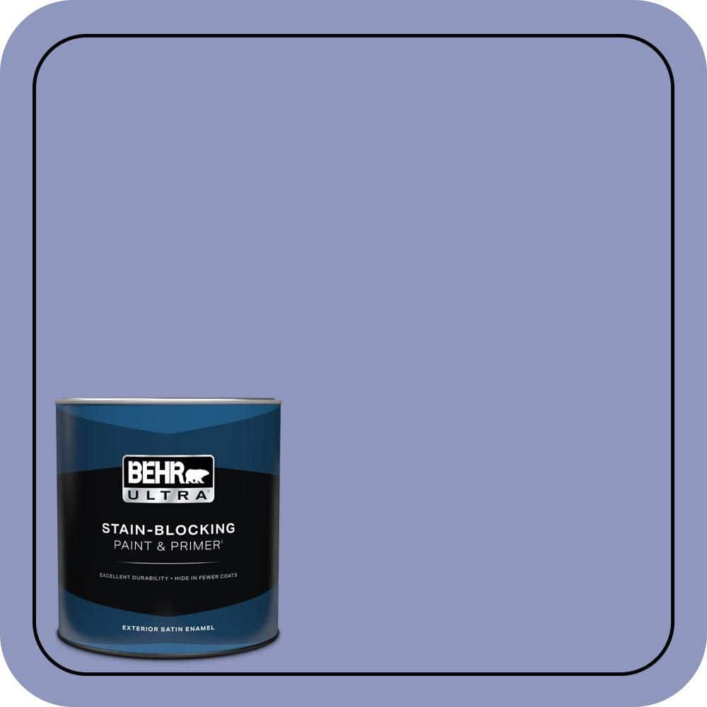 BEHR ULTRA 1 qt. #610B-4 Intuitive Satin Enamel Exterior Paint & Primer (1)