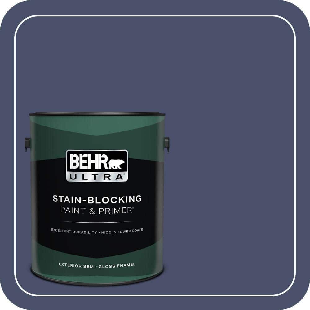 BEHR ULTRA 1 gal. #PPU15-18 Vintage Velvet Semi-Gloss Enamel Exterior Paint & Primer