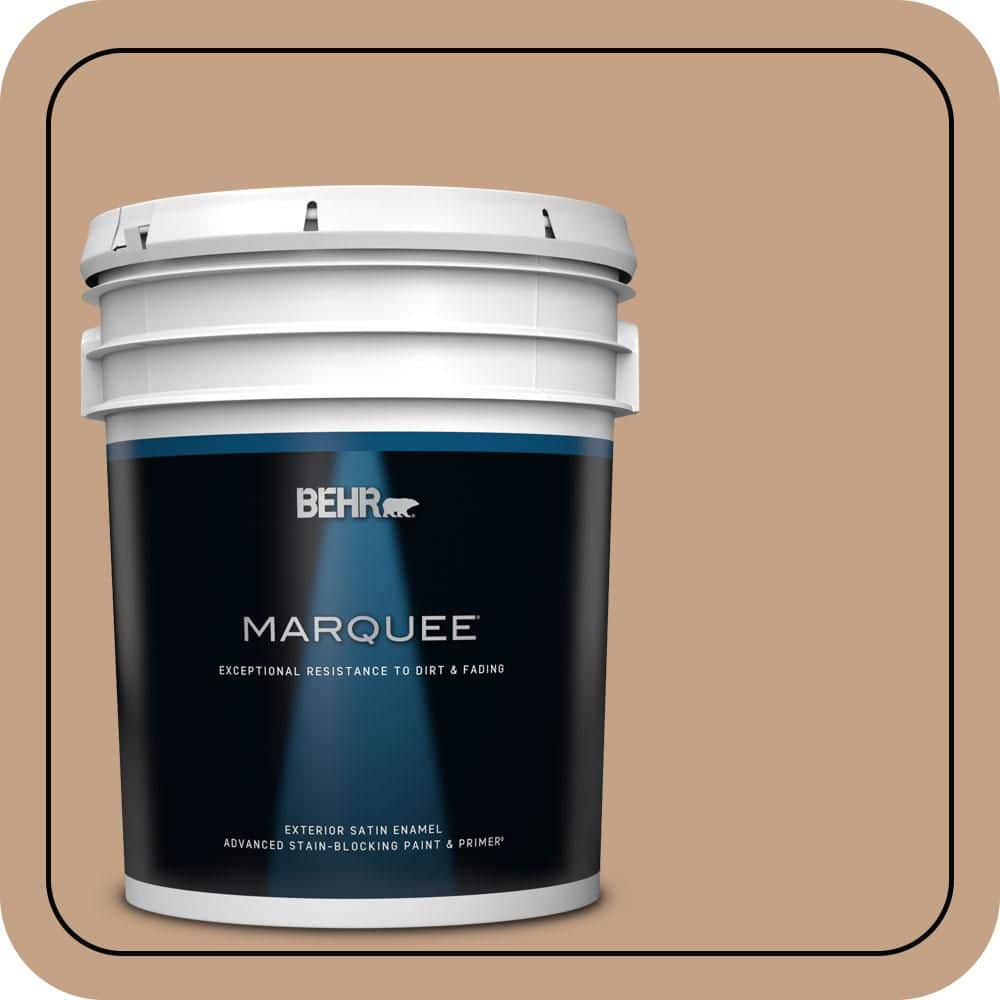 BEHR MARQUEE 5 gal. #S240-4 Pacific Bluffs Satin Enamel Exterior Paint & Primer